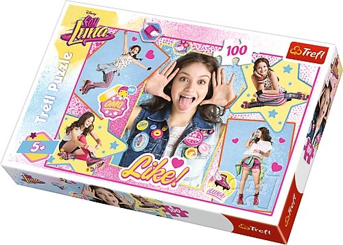 Trefl, puzzle, Disney, Soy Luna, Luna: Luna kolaż, 100 el.