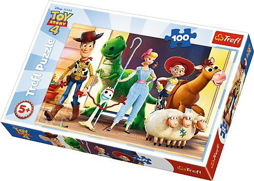 Trefl, puzzle, Disney, Toy Story, Bawmy się!, 100 el. - Trefl