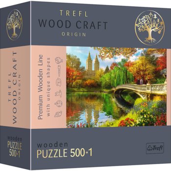 Trefl, puzzle drewniane, Wood Craft, Central Park, Manhattan, Nowy Jork, 501 el. - Trefl