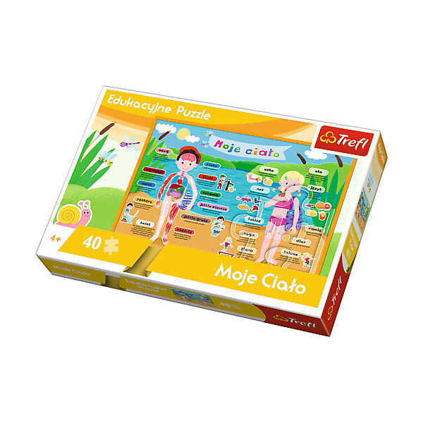 Trefl, puzzle, edukacyjne Moje ciało, 40 el.