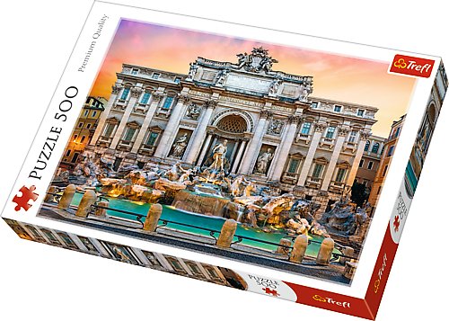Trefl, puzzle, Fontanna di Trevi, 500 el.