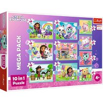 Trefl, Puzzle, Gabby's Dollhouse W ŚWIECIE GABI, 10w1 Trefl
