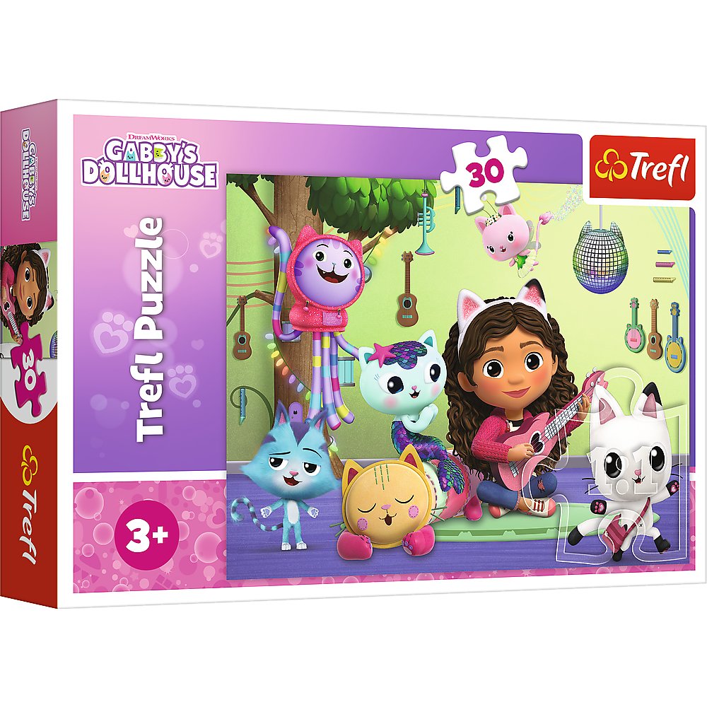 Trefl, Puzzle Koci Domek Gabi, Gabi i jej uroczy domek, 30 el. - Trefl ...