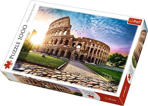 Trefl, puzzle, Koloseum w promieniach słońca, 1000 el.