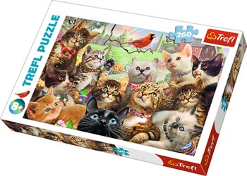 Trefl, puzzle, Kotki, 260 el. - Trefl