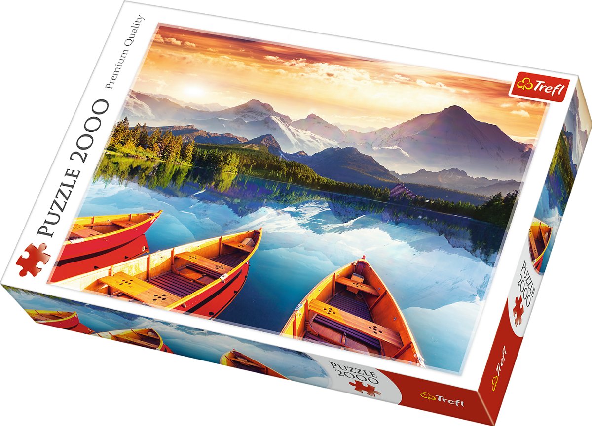 Trefl, puzzle, Kryształowe jezioro , 2000 el.