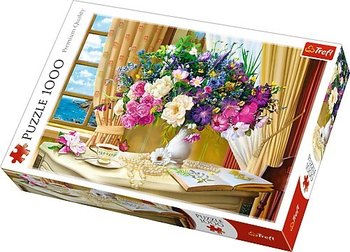 Trefl, puzzle Kwiaty o poranku