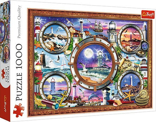 Trefl, puzzle, Latarnie morskie, 1000 el.
