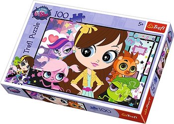 Trefl, puzzle, Littlest Pet Shop, W gronie przyjaciół, 100 el. - Trefl