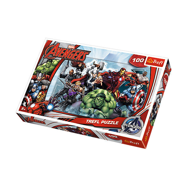 Trefl, puzzle, Marvel, Avengers, Do ataku, 100 el.-Zdjęcie-0
