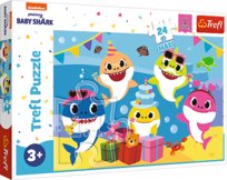 Trefl, puzzle, Maxi, Baby Shark, Wesołe rekiny, 24 el. Trefl