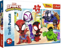 Trefl, puzzle, Maxi, Spider-Man, Spidey i przyjaciele, 24 el. Trefl