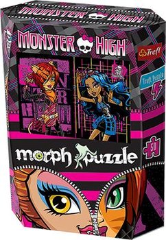 Trefl, puzzle, Monster High, Morph, Toralei, Nefera, Howleen i Rebeca, 50 el. - Trefl