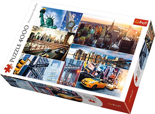 Trefl, puzzle, Nowy Jork, 4000 el.