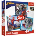 Trefl, puzzle, pajęczy przyjaciele, 3w1 - Trefl