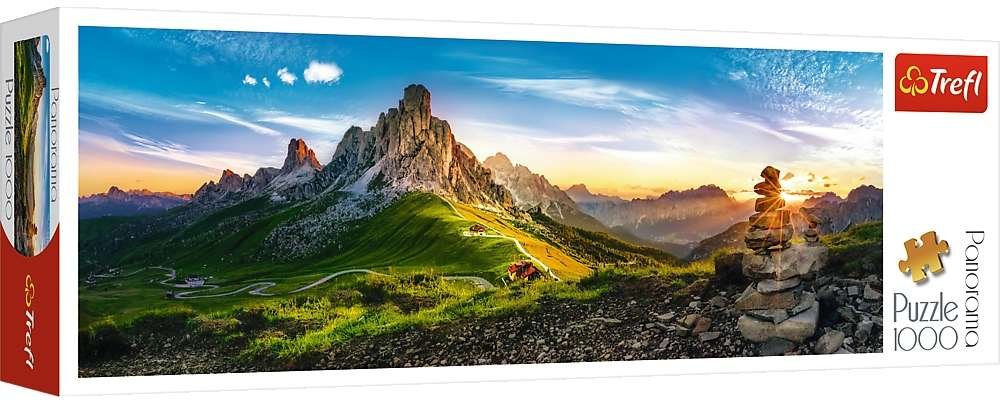 Trefl, puzzle, panoramiczne, Passo di Giau, Dolomity, 1000 el.