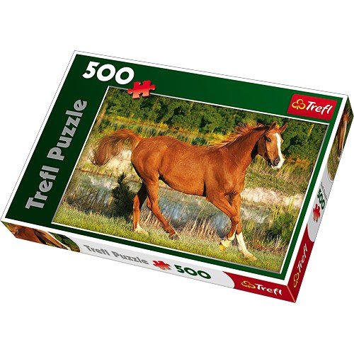 Trefl, puzzle, Piękno galopu, 500 el.