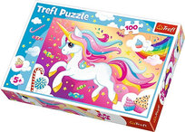 Trefl, puzzle, Piękny jednorożec, 100 el. Trefl
