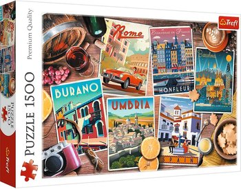 Trefl, puzzle, Podróże po Europie, 1500 el. - Trefl