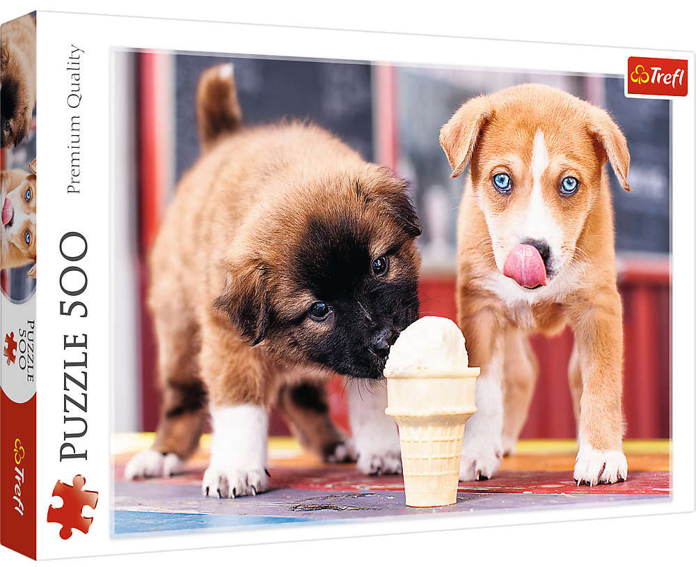 Trefl, puzzle, Pora na lody, 500 el.-Zdjęcie-0