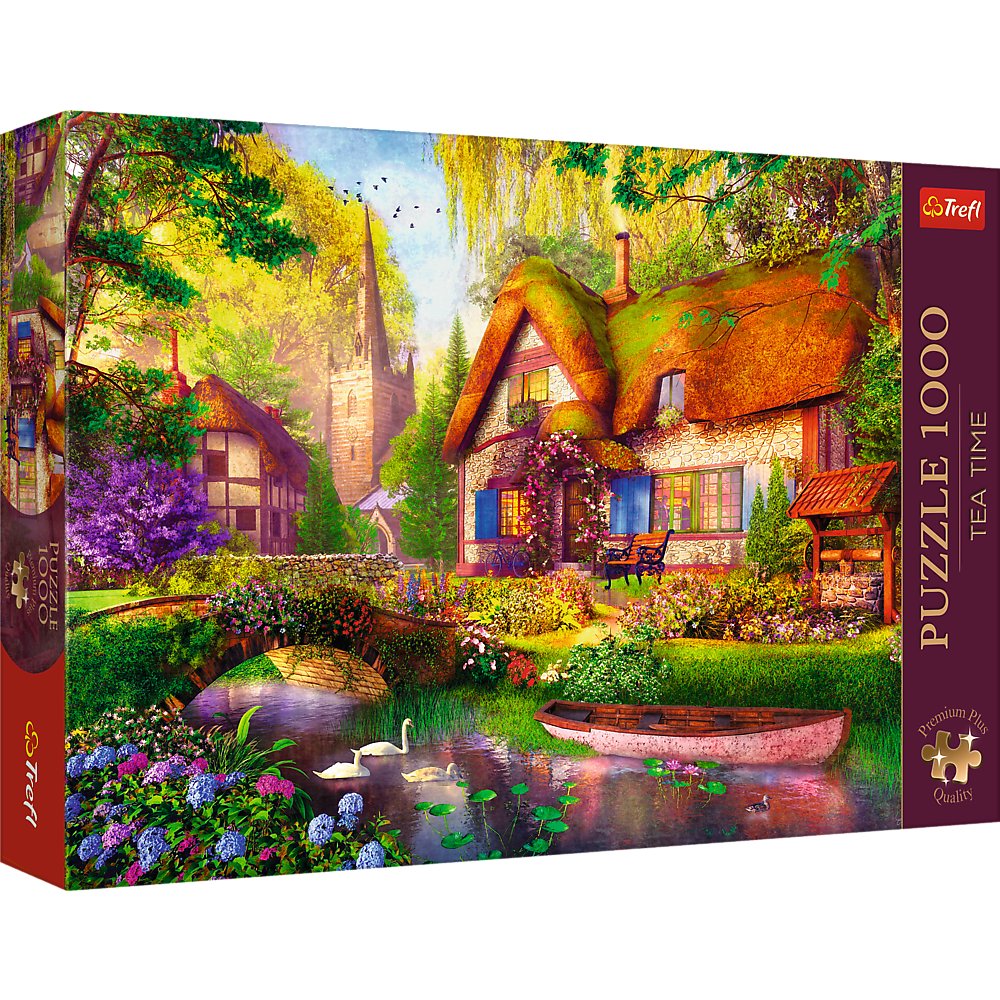 Trefl Premium Plus Quality - Puzzle Tea Time: Idillio Rurale, Uccelli