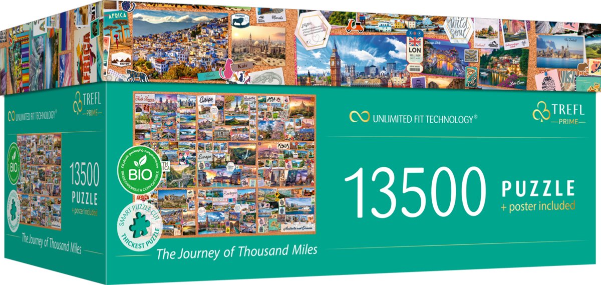 Puzzle The Journey of Thousand Miles UFT, 13 500 stukken