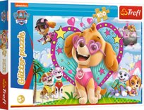 Trefl, puzzle, Psi Patrol, W blasku Skye, 100 el.