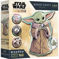 Trefl, Puzzle, Puzzle Wood Craft Grogu, 160 el.