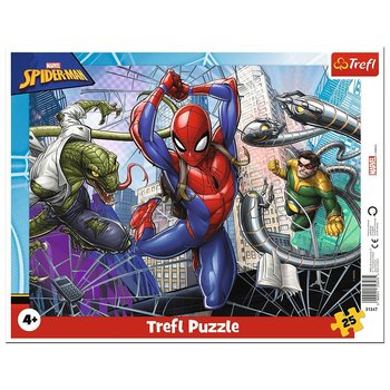 Trefl, puzzle, ramkowe, Odważny Spider-Man , 25 el. - Trefl