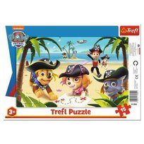 Trefl, puzzle, ramkowe, Przyjaciele z Psiego Patrolo, 15 el. Trefl