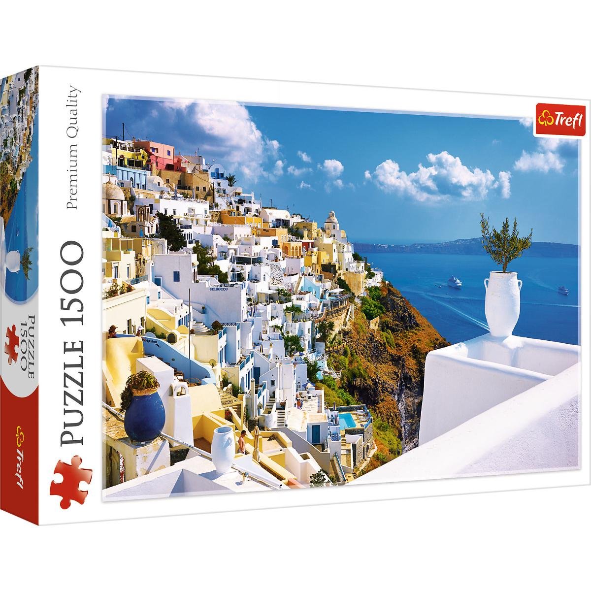 Trefl, puzzle, Santorini, Grecja, 1500 el.