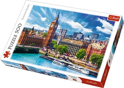 Trefl, puzzle, Słoneczny Londyn, 500 el.