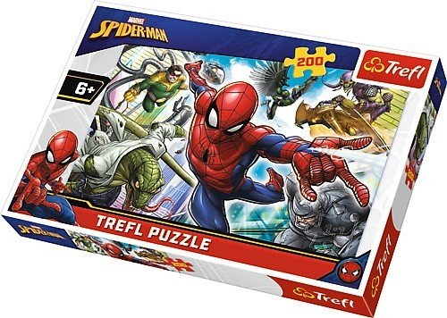 Trefl, puzzle, Spider-Man, Urodzony bohater, 200 el.