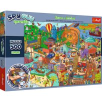 Trefl, Puzzle, Spy Guy Lost Items Europa, 500 el.