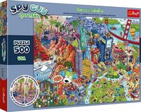 Trefl, Puzzle, Spy Guy Lost Items USA, 37480, 500 el. Trefl