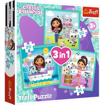Trefl, Puzzle Standard dla dzieci, Aktywności Gabby, 20/36/50 el. - Trefl