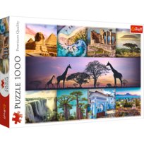 Trefl, Puzzle Standard, Kolaż - Afryka, 1000 el. Trefl