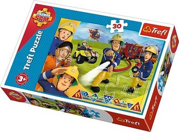 Trefl, puzzle, Strażak Sam, Gotowi by pomagać, 30 el. - Trefl