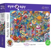 Trefl Prime - Puzzle UFT Eye-Spy Time Travel: Sydney, Australia - 1000 Pezzi, Dettagli Sorprendenti, Scene Divertenti, Cartone più Spesso, BIO, ECO