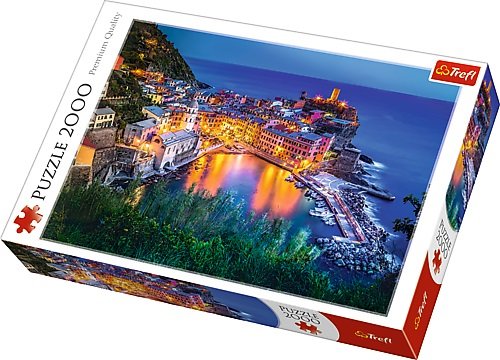 Trefl, puzzle, Vernazza o zmroku, 2000 el.