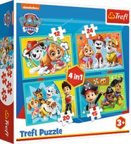 Trefl, puzzle, Wesoła ekipa Psiego Patrolu, 12/15/20/24 el. Trefl