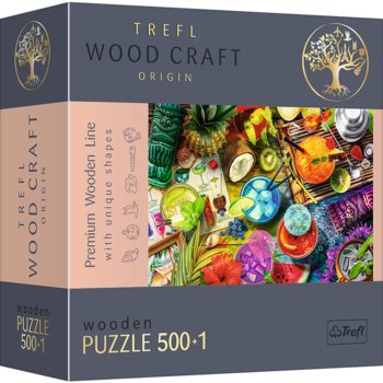 Trefl, Puzzle Wood Craft Kolorowe koktajle, 501 el. - Trefl