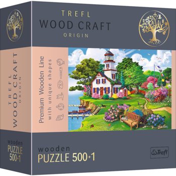 Trefl, Puzzle Wood Craft Letnia Przystań, 501 el. - Trefl