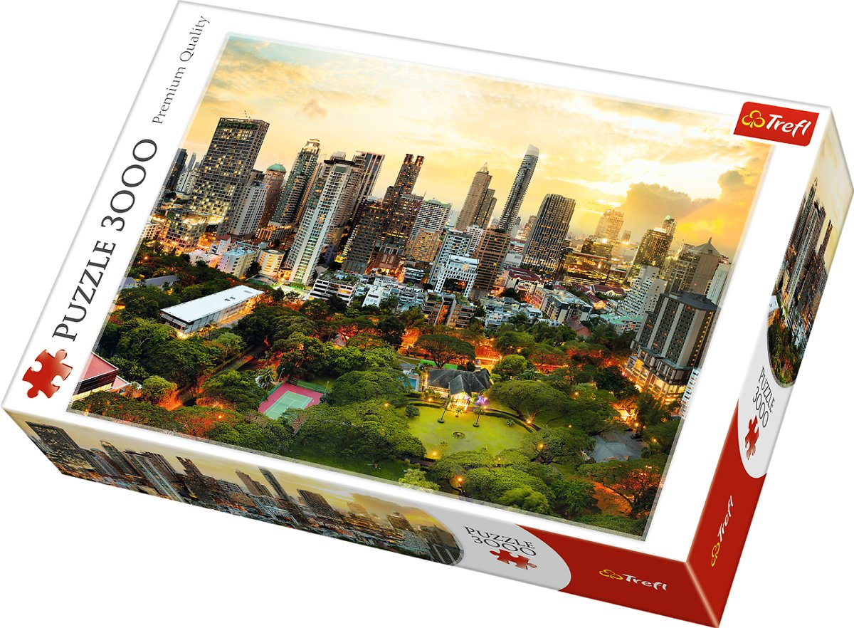 Trefl, puzzle, Zachód Słońca w Bangkoku, 3000 el.