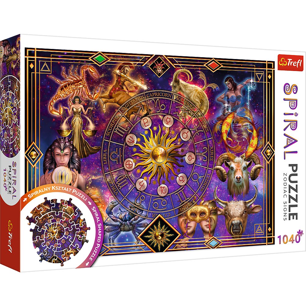 Trefl, puzzle, Znaki zodiaku, 1040 el.-Zdjęcie-0