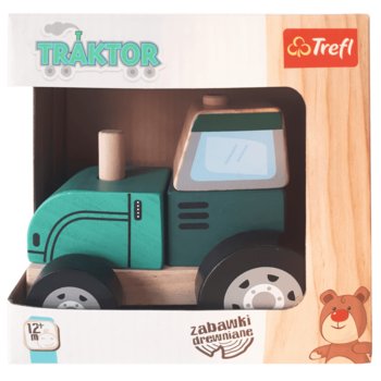 Trefl, traktor drewniany - Trefl