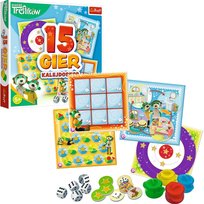 Trefl Trefliki Kalejdoskop zestaw 15 gier, zestaw gier