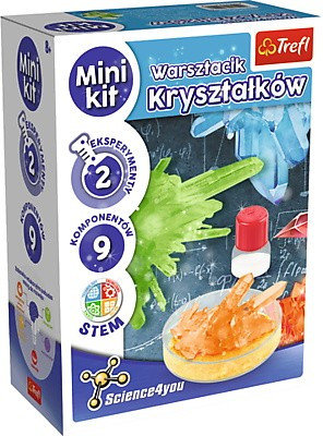 Trefl, zestaw edukacyjny Warsztacik kryształów 2019