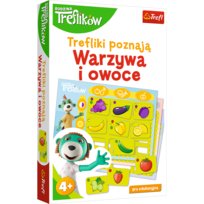 Trefliki poznają Warzywa i owoce, gra edukacyjna, Trefl
