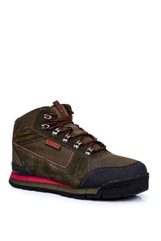 Trekkingowe Męskie Buty Big Star Outdoor Khaki GG174200-42 - Big Star